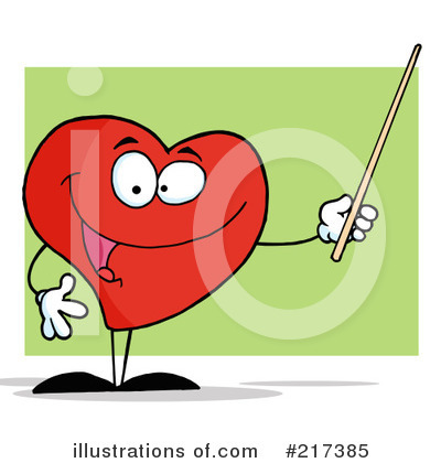 Royalty-Free (RF) Heart Clipart Illustration by Hit Toon - Stock Sample #217385