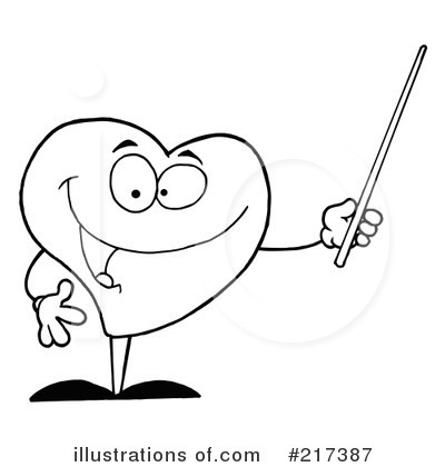 Royalty-Free (RF) Heart Clipart Illustration by Hit Toon - Stock Sample #217387