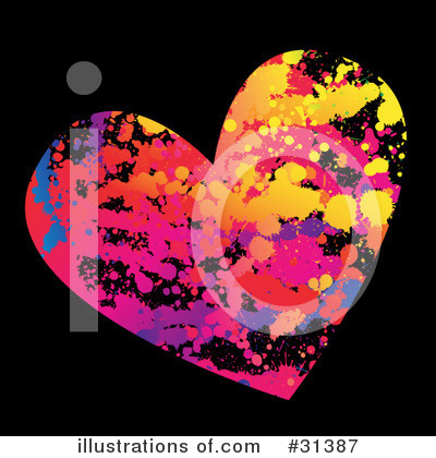 Royalty-Free (RF) Heart Clipart Illustration by KJ Pargeter - Stock Sample #31387