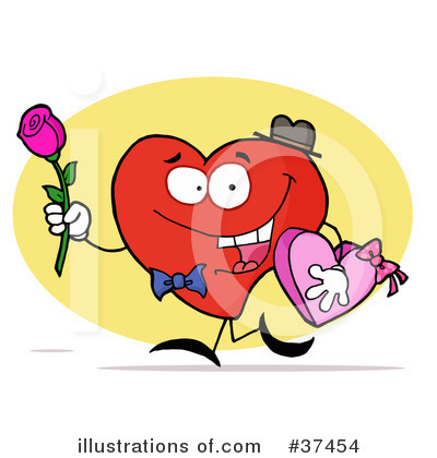Royalty-Free (RF) Heart Clipart Illustration by Hit Toon - Stock Sample #37454