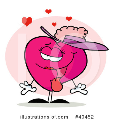 Royalty-Free (RF) Heart Clipart Illustration by Hit Toon - Stock Sample #40452