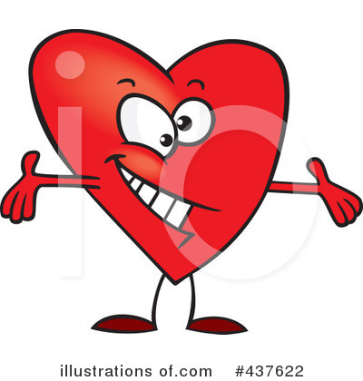 Heart Character Clipart #437622 by toonaday