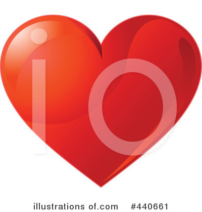 Royalty-Free (RF) Heart Clipart Illustration by Pushkin - Stock Sample #440661
