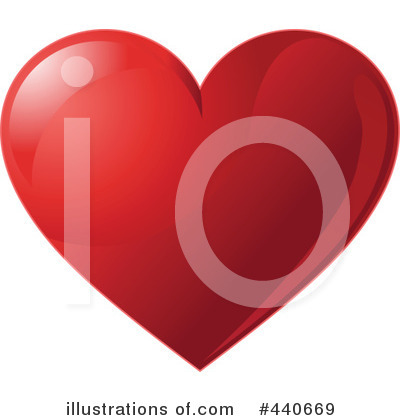 Royalty-Free (RF) Heart Clipart Illustration by Pushkin - Stock Sample #440669