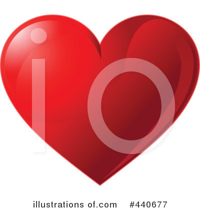 Royalty-Free (RF) Heart Clipart Illustration by Pushkin - Stock Sample #440677