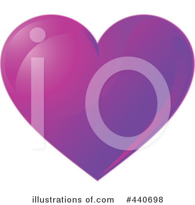 Royalty-Free (RF) Heart Clipart Illustration by Pushkin - Stock Sample #440698