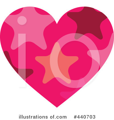 Royalty-Free (RF) Heart Clipart Illustration by Pushkin - Stock Sample #440703