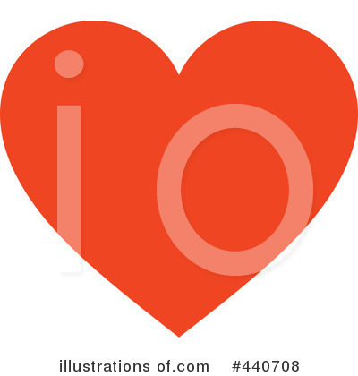 Royalty-Free (RF) Heart Clipart Illustration by Pushkin - Stock Sample #440708