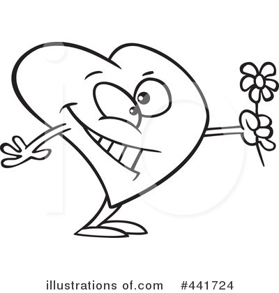 Royalty-Free (RF) Heart Clipart Illustration by toonaday - Stock Sample #441724