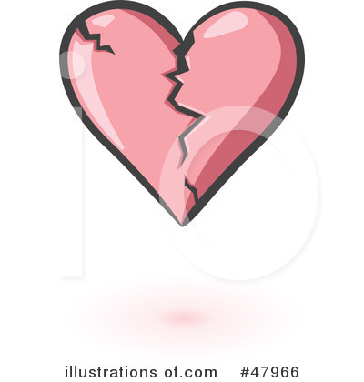 Broken Heart Clipart #47966 by Leo Blanchette