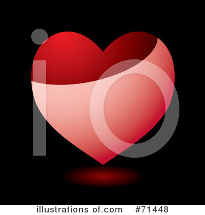 Royalty-Free (RF) Heart Clipart Illustration by michaeltravers - Stock Sample #71448