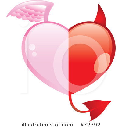 Royalty-Free (RF) Heart Clipart Illustration by cidepix - Stock Sample #72392