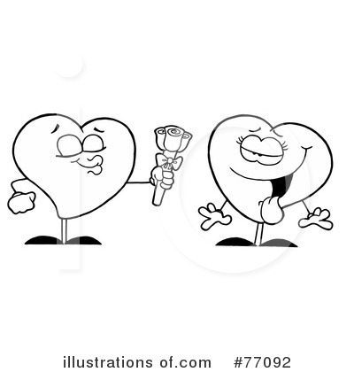 Royalty-Free (RF) Heart Clipart Illustration by Hit Toon - Stock Sample #77092