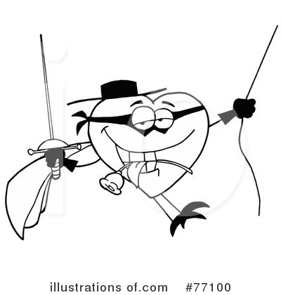 Zorro Clipart #77100 by Hit Toon