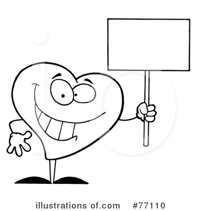 Royalty-Free (RF) Heart Clipart Illustration by Hit Toon - Stock Sample #77110