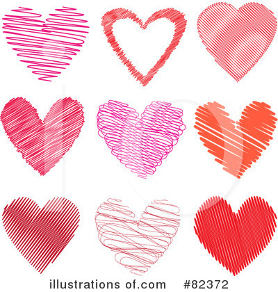 Royalty-Free (RF) Heart Clipart Illustration by KJ Pargeter - Stock Sample #82372