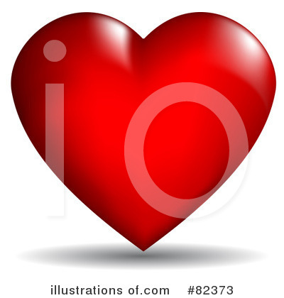 Royalty-Free (RF) Heart Clipart Illustration by KJ Pargeter - Stock Sample #82373