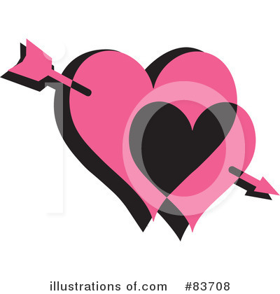 Royalty-Free (RF) Heart Clipart Illustration by Rosie Piter - Stock Sample #83708