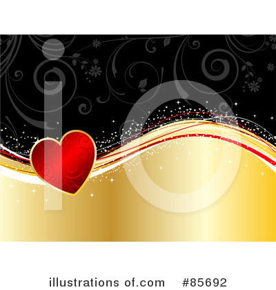 Royalty-Free (RF) Heart Clipart Illustration by KJ Pargeter - Stock Sample #85692