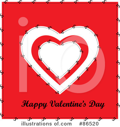 Royalty-Free (RF) Heart Clipart Illustration by Pams Clipart - Stock Sample #86520