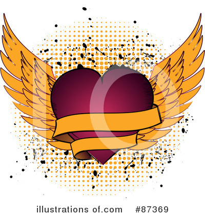 Winged Heart Clipart #87369 by elaineitalia