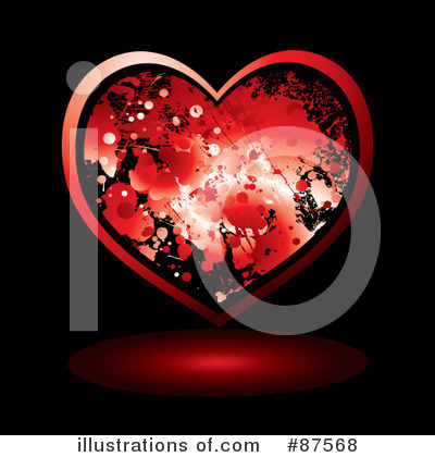Royalty-Free (RF) Heart Clipart Illustration by michaeltravers - Stock Sample #87568