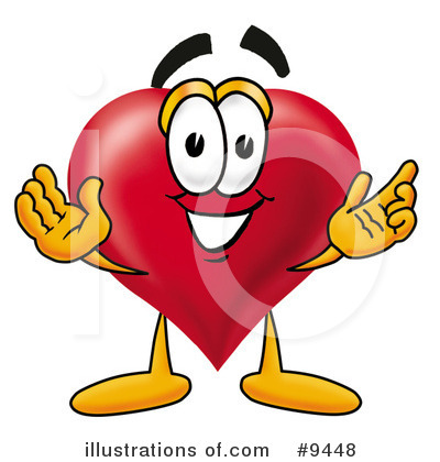 Royalty-Free (RF) Heart Clipart Illustration by Toons4Biz - Stock Sample #9448