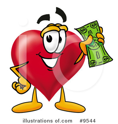 Royalty-Free (RF) Heart Clipart Illustration by Mascot Junction - Stock Sample #9544