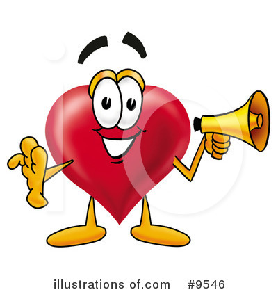 Love Heart Clipart #9546 by Toons4Biz