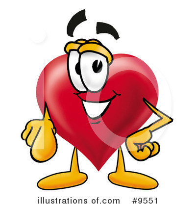 Love Heart Clipart #9551 by Toons4Biz