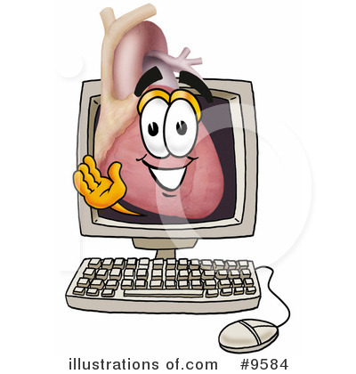 Royalty-Free (RF) Heart Clipart Illustration by Mascot Junction - Stock Sample #9584