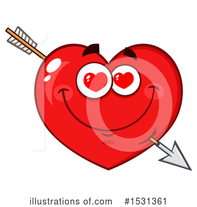 Heart Character Clipart #1531361 by Hit Toon