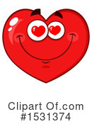Heart Mascot Clipart #1531374 by Hit Toon