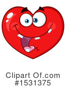 Heart Mascot Clipart #1531375 by Hit Toon