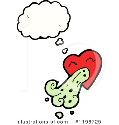 Royalty-Free (RF) Heart Vomiting Clipart Illustration by lineartestpilot - Stock Sample #1196725