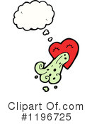 Heart Vomiting Clipart #1196725 by lineartestpilot