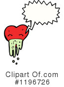 Heart Vomiting Clipart #1196726 by lineartestpilot
