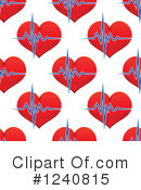 Heartbeat Clipart #1240815 by Vector Tradition SM