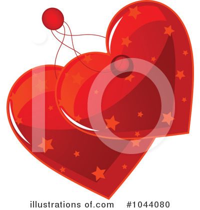Royalty-Free (RF) Hearts Clipart Illustration by Pushkin - Stock Sample #1044080