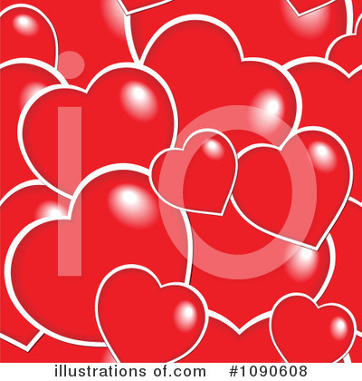 Royalty-Free (RF) Hearts Clipart Illustration by visekart - Stock Sample #1090608