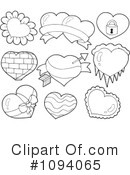 Hearts Clipart #1094065 by visekart
