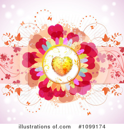 Royalty-Free (RF) Hearts Clipart Illustration by merlinul - Stock Sample #1099174