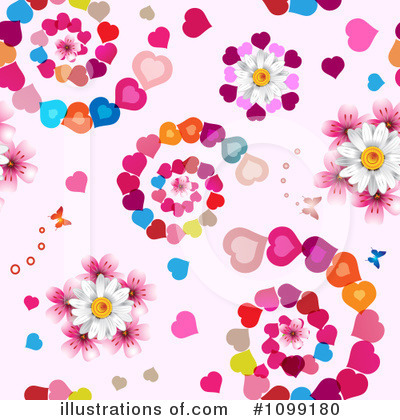 Royalty-Free (RF) Hearts Clipart Illustration by merlinul - Stock Sample #1099180