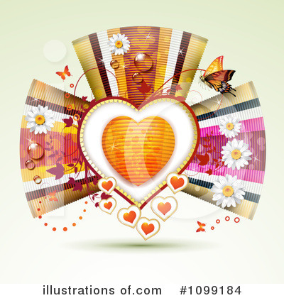Royalty-Free (RF) Hearts Clipart Illustration by merlinul - Stock Sample #1099184