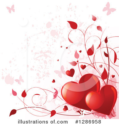 Hearts Clipart #1286958 by Pushkin