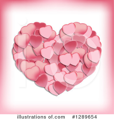 Royalty-Free (RF) Hearts Clipart Illustration by vectorace - Stock Sample #1289654