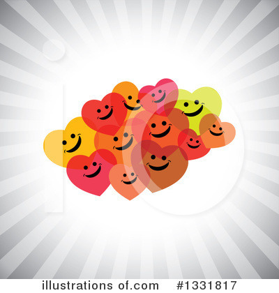 Royalty-Free (RF) Hearts Clipart Illustration by ColorMagic - Stock Sample #1331817