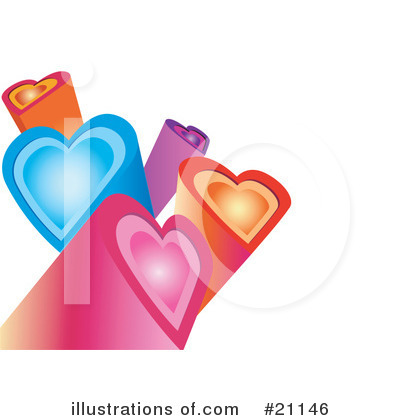 Royalty-Free (RF) Hearts Clipart Illustration by elaineitalia - Stock Sample #21146