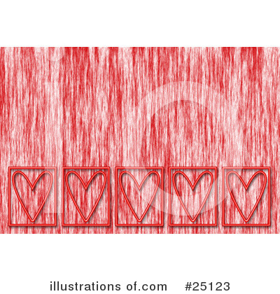 Royalty-Free (RF) Hearts Clipart Illustration by KJ Pargeter - Stock Sample #25123