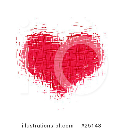 Royalty-Free (RF) Hearts Clipart Illustration by KJ Pargeter - Stock Sample #25148